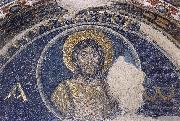 unknow artist Christ in Mosaic painting
